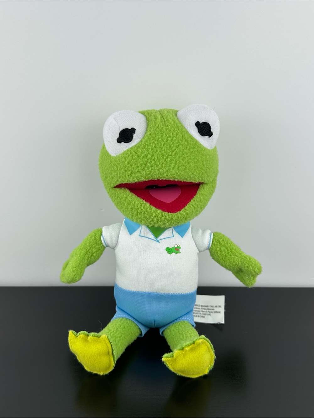 Muppet Babies Kermit The Frog 9” Plush Stuffed Animal Vintage